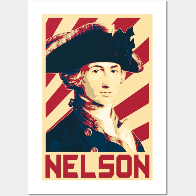 Horatio Nelson Retro Wall Art by Nerd_art